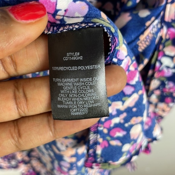 NWT Sanctuary Floral Wrap Dress - Picture 8 of 8